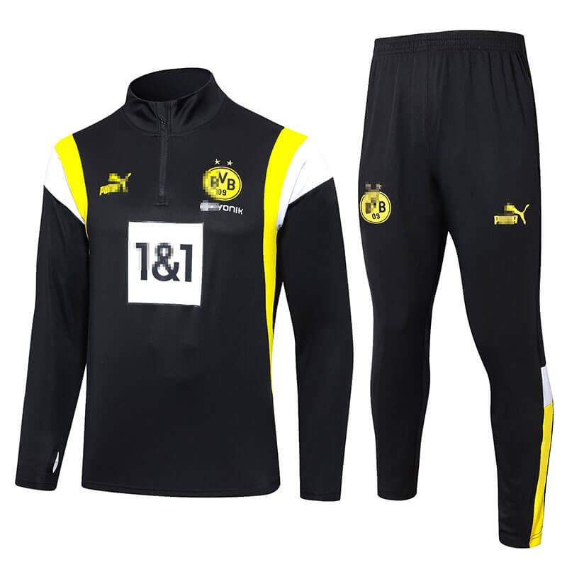 Sudadera Entrenamiento Borussia Dortmund 2023/2024 Kit Negro/Amarillo